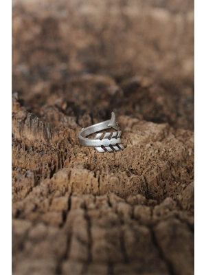 Ayarlanabilir Ok Tasarımlı Erkek Yüzük