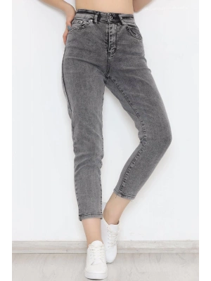 Baskılı Oversize Bisiklet Yaka T-shirt - Beyaz