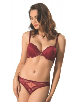 BRODELİ SİLİKONLU TAŞLI SÜTYEN TAKIM KADIN 5040