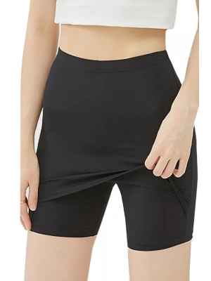 ÇİFT KATMANLI ETEK ALTI ŞORT KORSE KADIN 4432