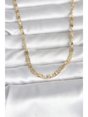 CM 14K Gold Renk Lazer Model 45 cm Kadın Kolye