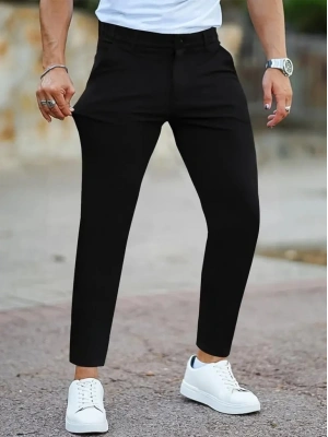 Erkek Cepli Slimfit Atlas Pantolon