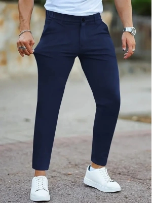 Erkek Cepli Slimfit Atlas Pantolon