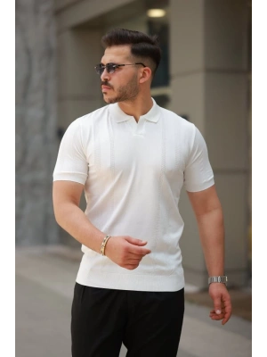 Erkek Hemşire Yaka Kısa Kollu Tişört