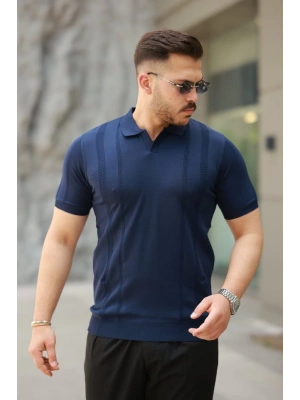 Erkek Hemşire Yaka Kısa Kollu Tişört