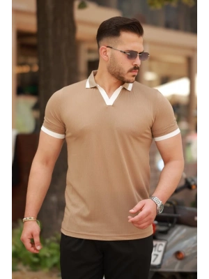 Erkek Hemşire Yaka Kısa Kollu Tişört