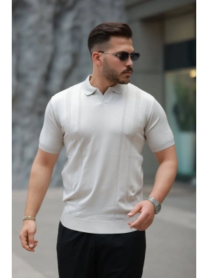 Erkek Hemşire Yaka Kısa Kollu Tişört