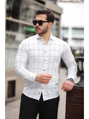 Erkek Kare Desenli Gömlek