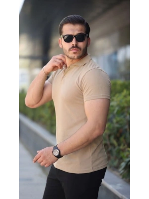 Erkek Kısa Kollu Yakalı Tişört
