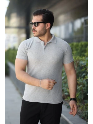 Erkek Kısa Kollu Yakalı Tişört