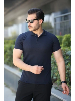 Erkek Kısa Kollu Yakalı Tişört