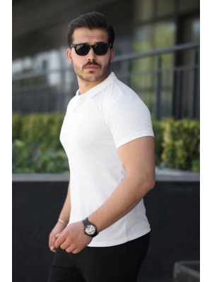 Erkek Kısa Kollu Yakalı Tişört