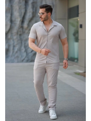 Erkek Ottoman Kumaş Pantolon Gömlek Takım