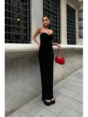 Eudora Ajurlu StraplezElbise 2771