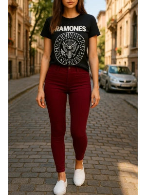 Gabardin Kumaş Yüksek Bel Pantolon 90cm Bel 38cm