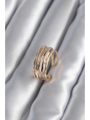 Gold Renk Ayarlanabilir Kadın Yüzük