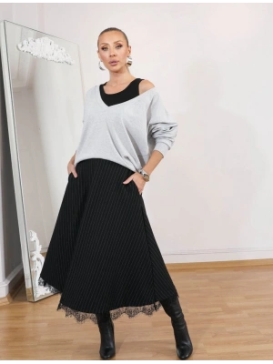 Kadın Atlet Bluz Ve Etek üçlü Takım