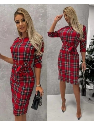 Kadın Dalgıc Kumaş Djıtal Baskılı Elbıse