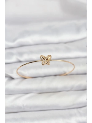 Kelebek Model Gold Renk Bileklik