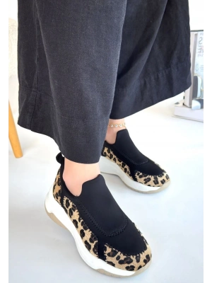 Kendy Leopar Süet Spor Ayakkabı