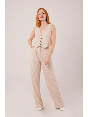 Kırçıllı Desen Bej Takım