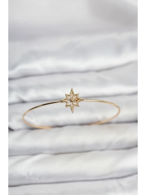 Kutup Yıldızı Model Gold Renk Bileklik