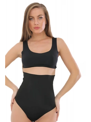 LAZER KESİM YÜKSEK BEL SLİP KORSE KADIN