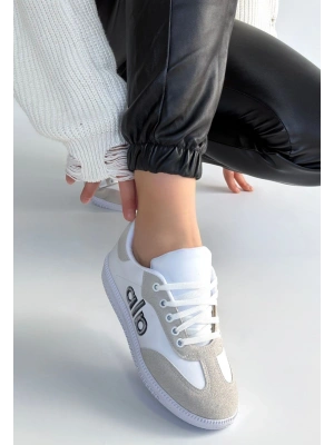 Lendo Beyaz Cilt Bağcıklı Spor Ayakkabı