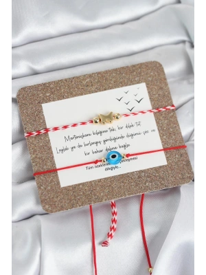 Marteniçka Bileklik 2li Nazar ve Kelebek Model