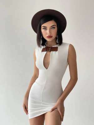 Nadia Kemerli Mini Elbise