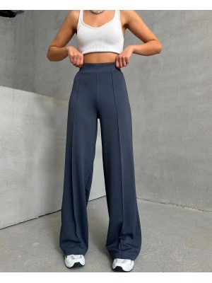 önü çımalı pantolon füme