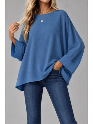Oversize Yarasa Kol Bluz