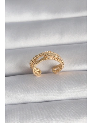 Pirinç Gold Renk Kadın Yüzük