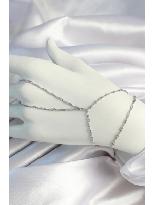 Pirinç Gümüş Renk Esnek Burgu Zincirli Şahmeran