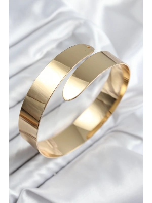 Pirinç Sarmal Model Gold Renk Pazu Bileklik
