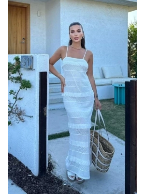 Regina Dantel Detay Elbise 2754-01