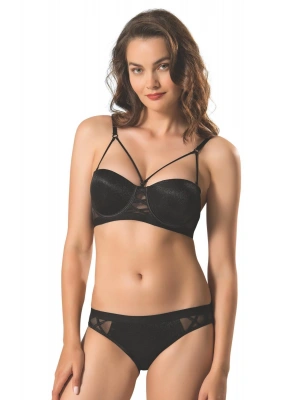 STRAPLEZ SİLİKONLU BİYE İPLİ SÜTYEN TAKIM KADIN 5030