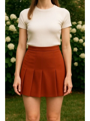 Üç pileli etek kremit w24815