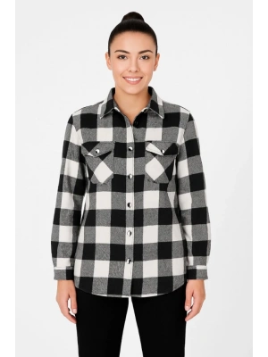 Uzun Kollu Oduncu Gömlek - Siyah