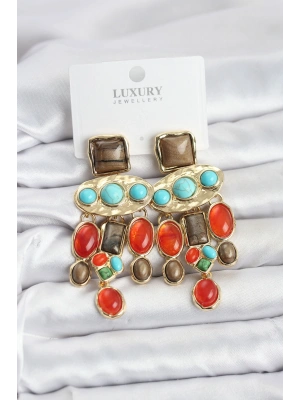 Vintage Sallantılı Kadın Küpe