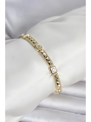 Xuping Punta Model Gold Renk Kadın Bileklik