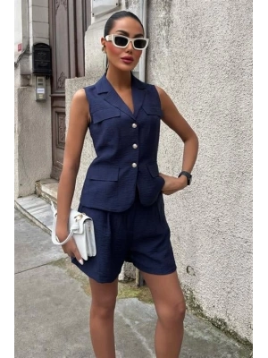 Yelek Şort Viscon Takım 10156-17