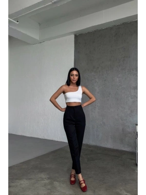 Yüksek Bel Pensli̇ Pantolon