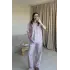 Pembe Kısa Kollu Leopar Takım