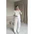 Beyaz Gömlek Yaka Eşofman Takım
