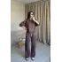Gül Kurusu Eskitme Eşofman Takımı