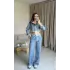 Açık Denim Ceket Pantolon Takım