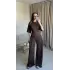 Kahve Bel Kuşaklı Modal Takım
