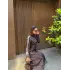 Kahve Puantiye Ceket Etek Takım
