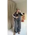 Gri Leopar Hırka Eşofman Takım